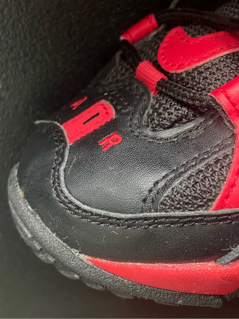 Red & Black Nike Slants